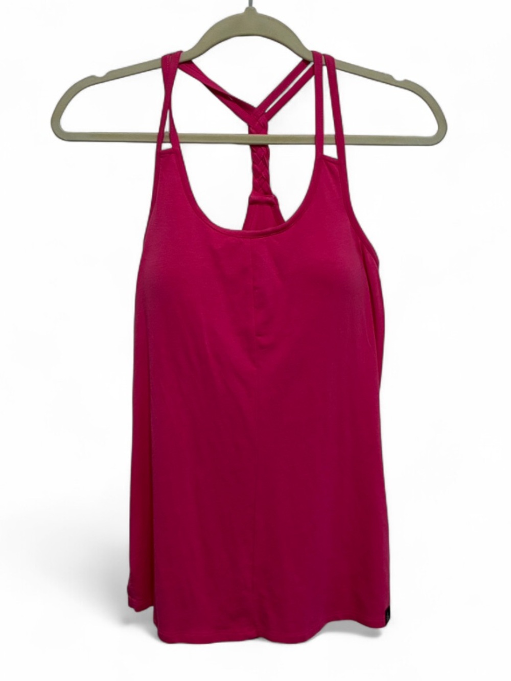 The North Face Hot Pink Braid Strap Padded Tank Top